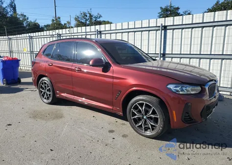 2024 BMW X3 xDrive30I из США, поврежденный, VIN 5UX53DP01R9U23039